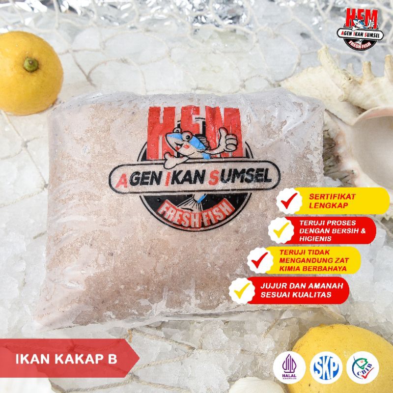 

Ikan Giling Kakap biasa [WAJIB PACKING STEROFOAM BACA DESKRIPSI]