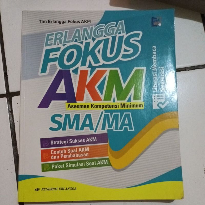 

PRELOVED BUKU ERLANGGA FOKUS AKM SMA