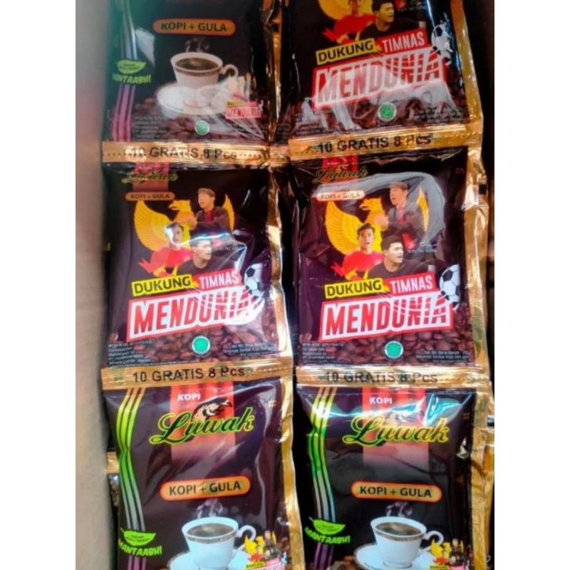 

Luwak hitam kopi+gula renteng 15pc (10+5pc)
