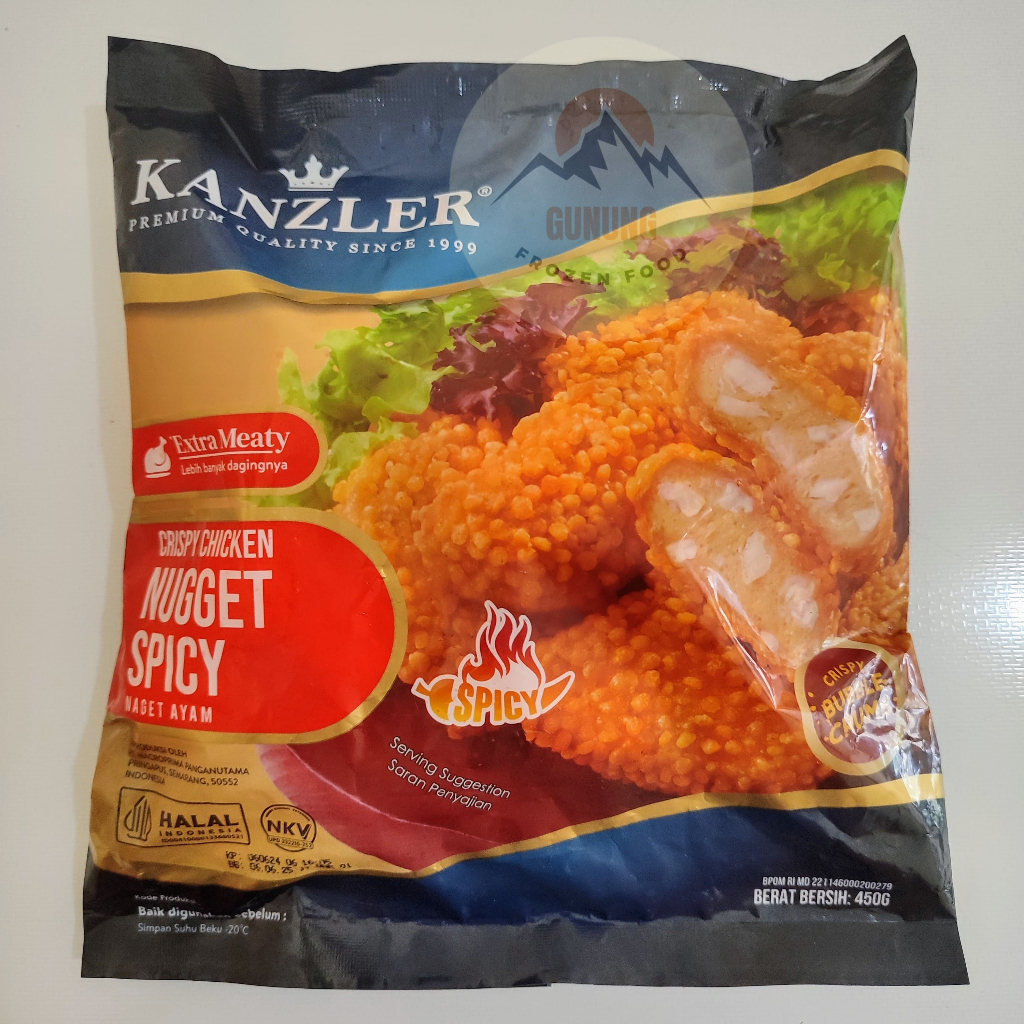 

Kanzler Crispy Nugget Spicy 450gr