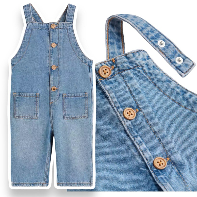 RB Overall Hm SOFT Jeans anak 6m-3t