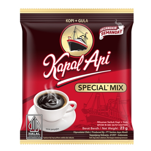 

Kopi Kapal Api Special Mix 25gr Renceng ( ISI 10 )