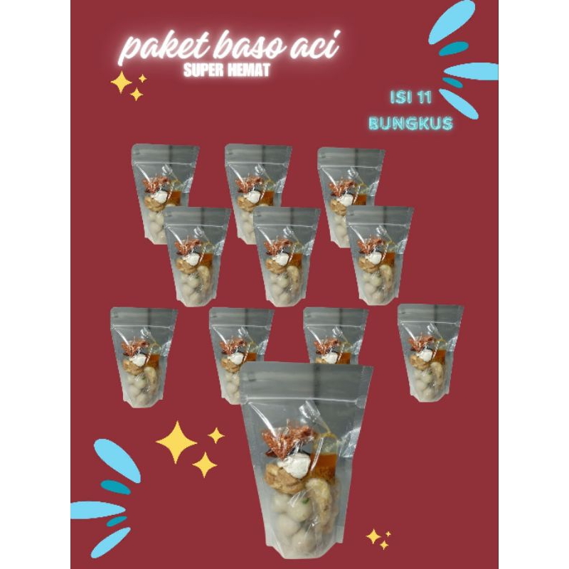 

Baso aci Ceu ening paket usaha isi 11 bungkus
