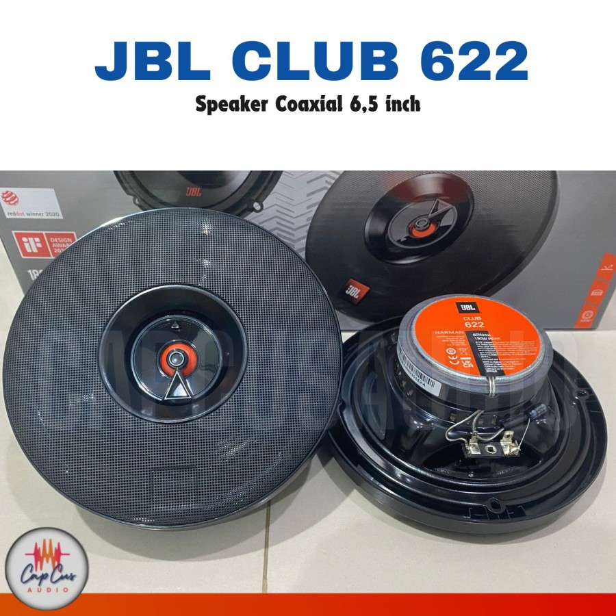 SPEAKER COAXIAL 2 WAY JBL CLUB 622 6.5 INCH / SPEAKER SPLIT PINTU MOBIL