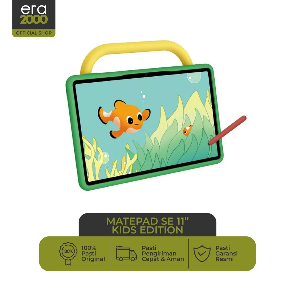 Era 2000 - [INCLUDE PEN+COVER] Huawei Matepad SE 11" Kids Edition Garansi Resmi
