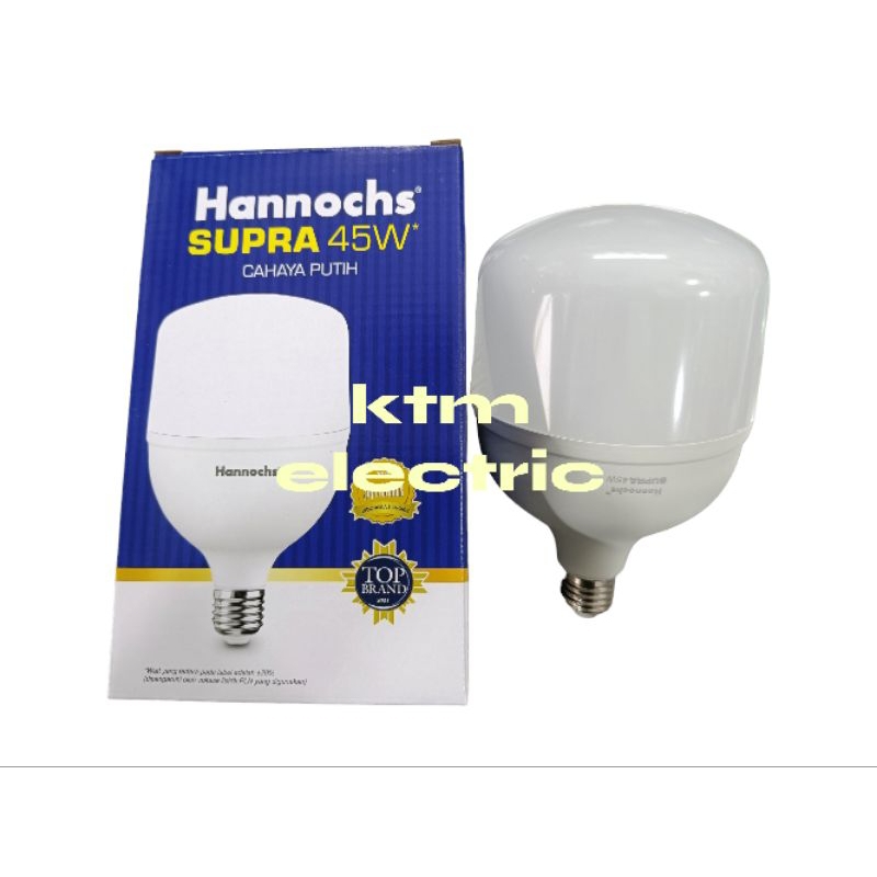 hannochs bohlam/lampu led hannochs 45watt vario&supra 45watt cahaya putih