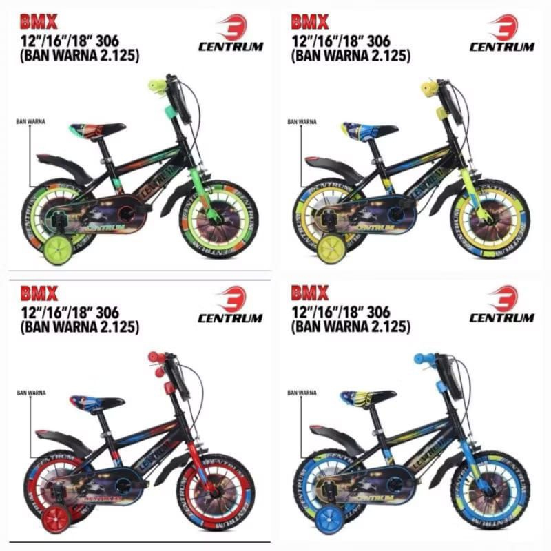 Sepeda Anak BMX Ukuran 12 / 16 / 18 Centrum CT 306 Murah / Sepeda Anak Laki BMX Ukuran 12 / 16 / 18 