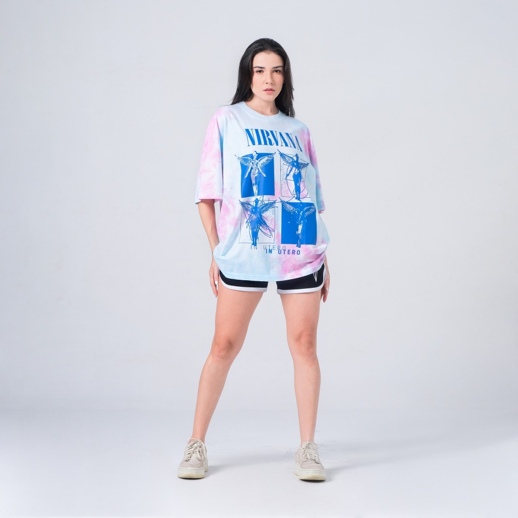 T-SHIRT BAND / NIRVANA / IN UTERO / TIE DYE / OVERSIZE