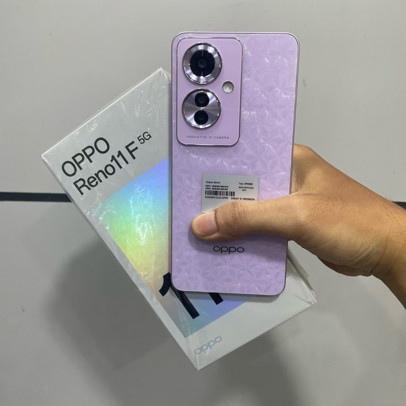 oppo reno 11F 5G ram 8/256gb second bekas mulus fullset original resmi