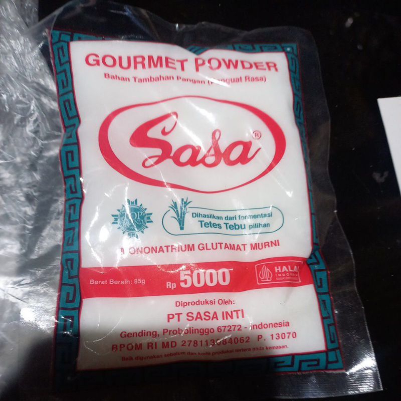 

Sasa 85g (penguat rasa)