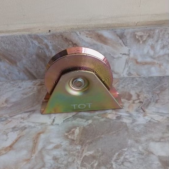 TOT RODA GERBANG PAGAR RODA PAGAR RUMAH MODEL U 100 MM RODA BESI PAGAR RODA