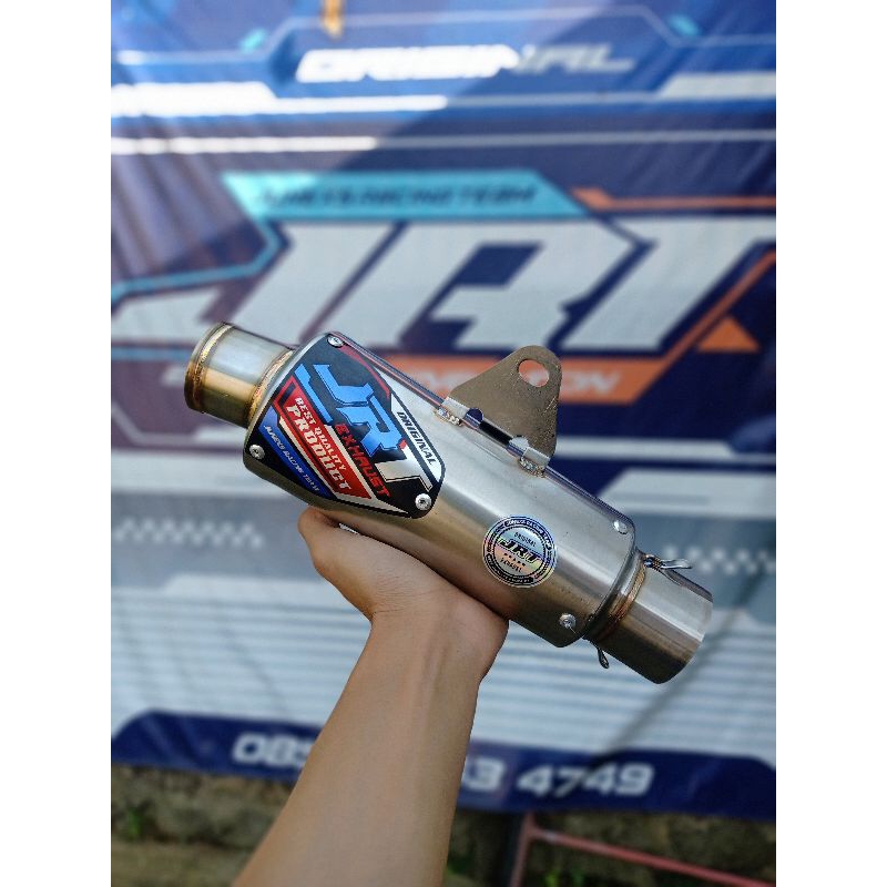 selenser knalpot tipe JR3 ORIGINAL JRT EXHAUST inlet 50mm
