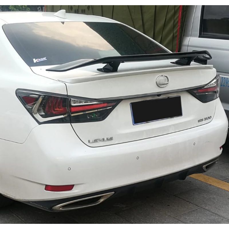 spoiler universal sedan plastik ABS Glossy black