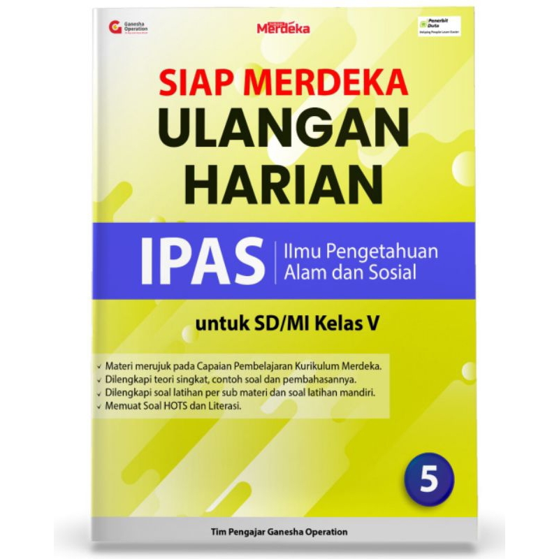 

SIAP MERDEKA ULANGAN HARIAN: Ilmu Pengetahuan Alam dan Sosial SD/MI Kelas V