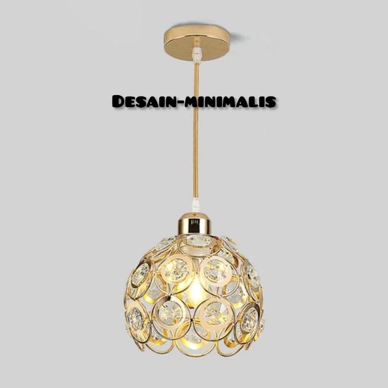 lampu gantung kristal / lampu minimalis