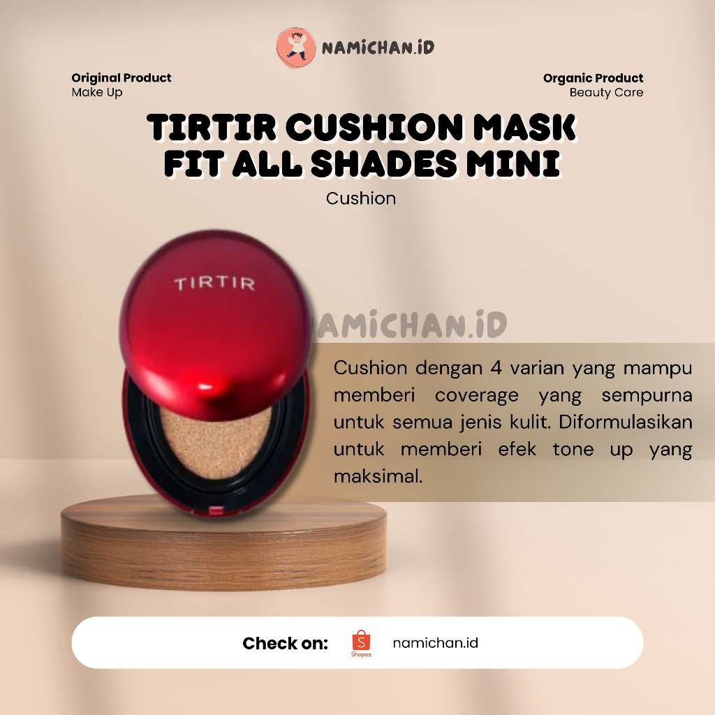 [ Ready Stock ] Tirtir Cushion Mask Fit All Shades Mini| Tirtir Mask Fit japan | Tirtir Red Cushion 