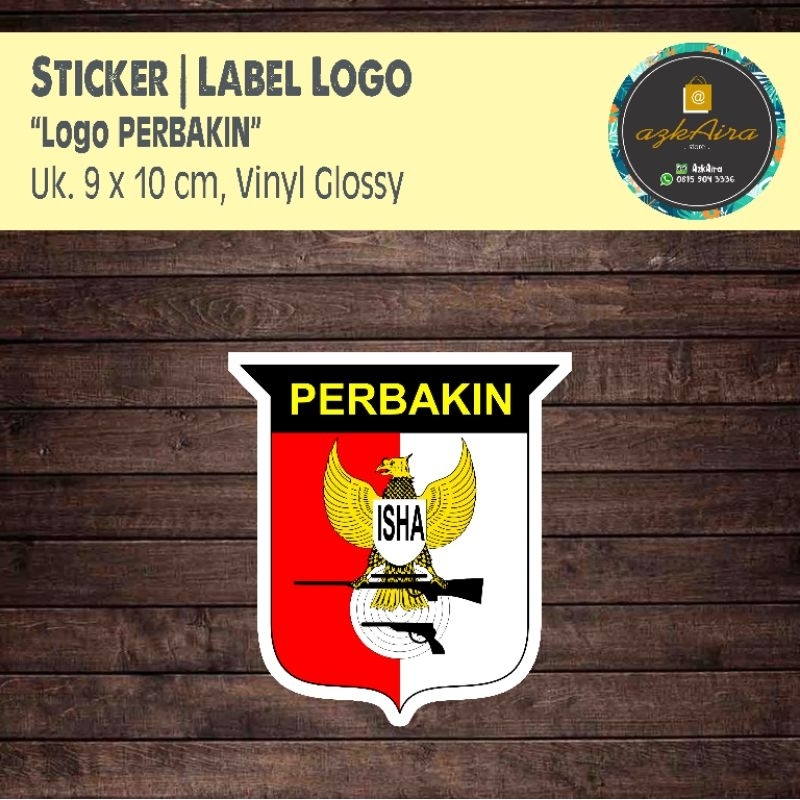 

Sticker Stiker Logo PERBAKIN - Uk. 9x10 cm