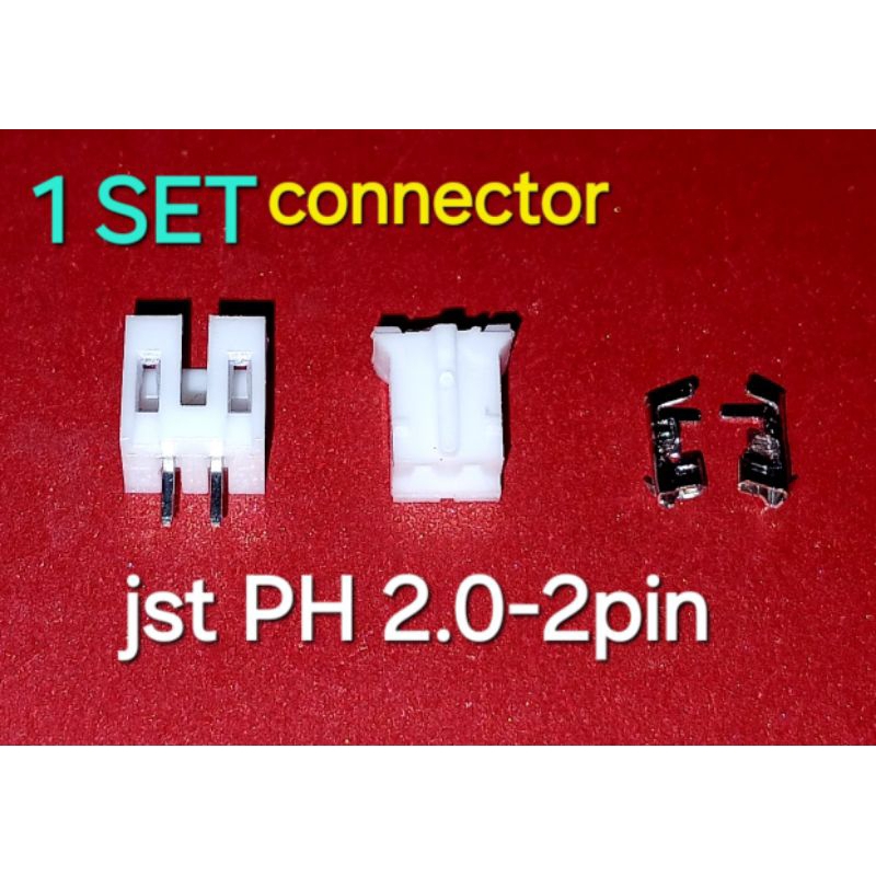 Konektor JST PH 2.0- 2 PIN