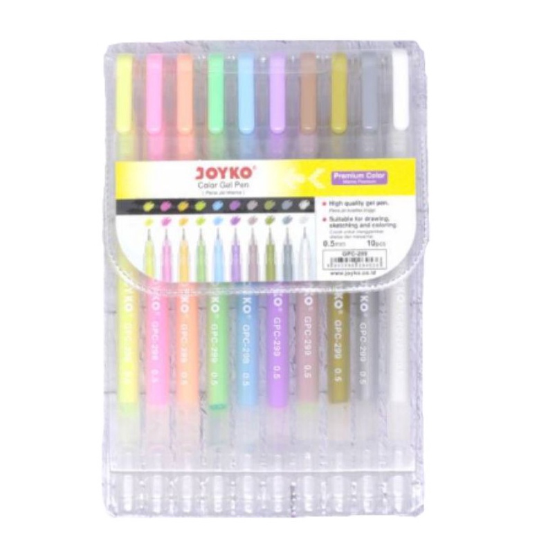 

UPGRADE Pulpen gel warna joyko GPC 299 Premium Color 5mm