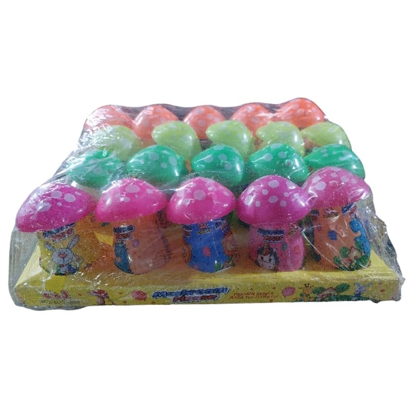 

C&J Mushroom House Permen Keras Rasa Tutti Frutti isi 20 Pcs