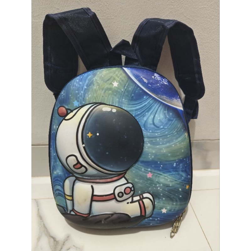 Tas sekolah anak astronot preloved second bekas