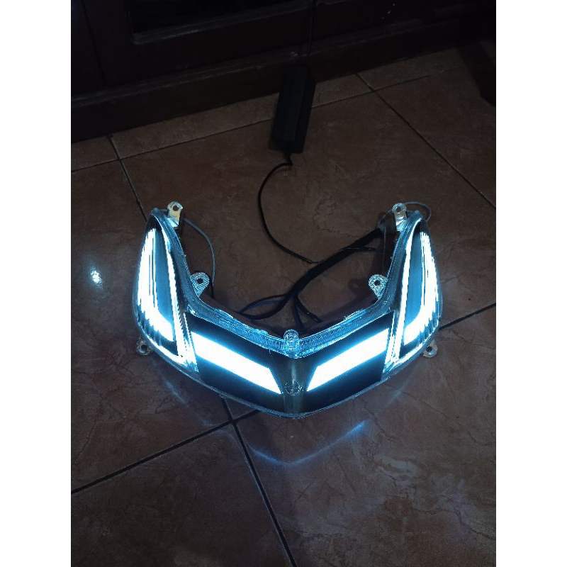 led audi sen custom mio smile rgb sen running