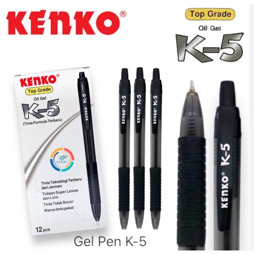 

(Pcs) KENKO - Bolpen Gel Pen K-5 / Ballpoint Pena