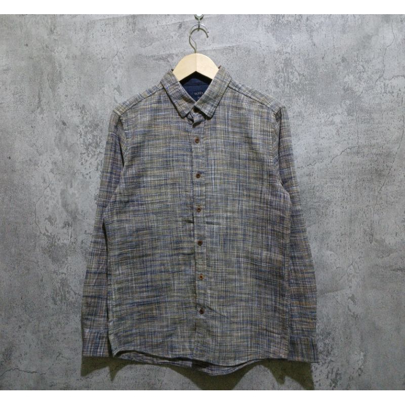 Kemeja Flanel OLZEN Size M / Kemeja Pria
