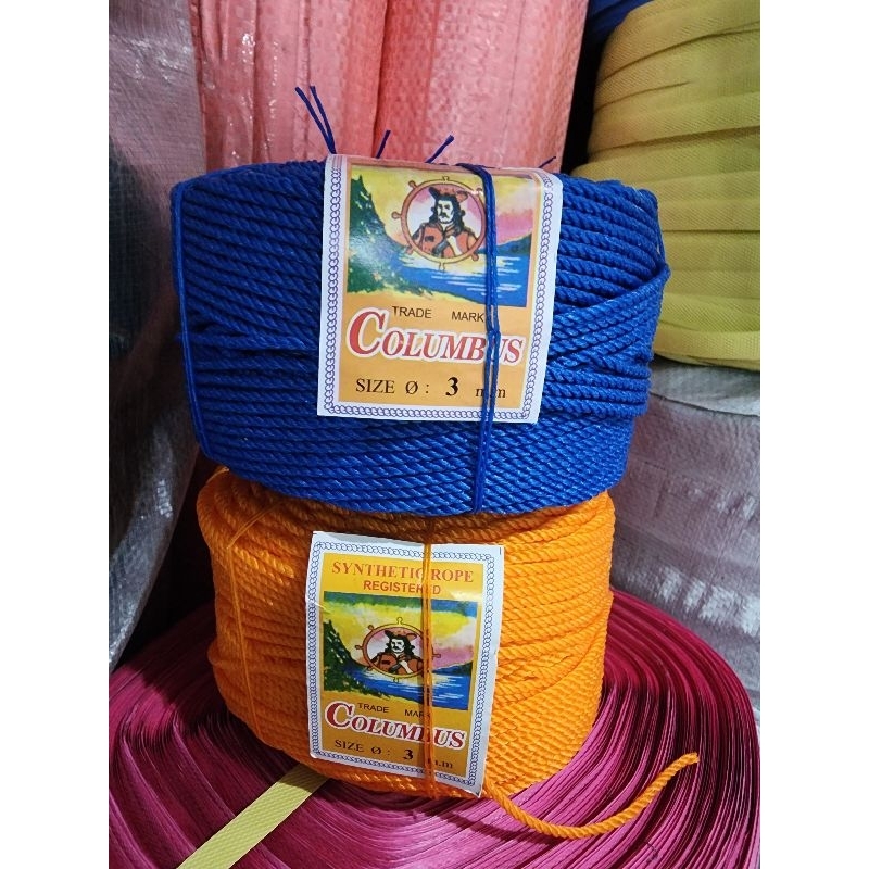 

Tali nilon merek colombus 3mm +/-200mtr