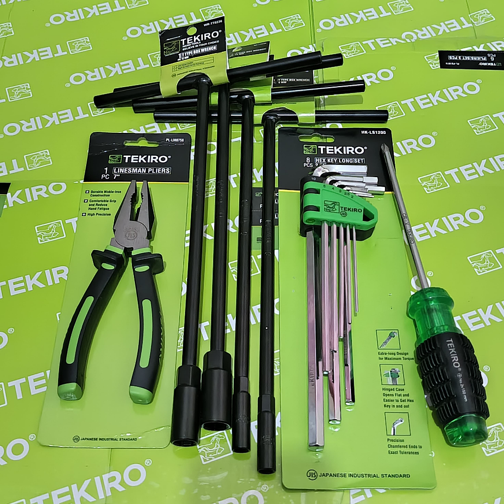Promo Paket Lengkap / Alat Kunci Motor / Tekiro Kunci Pas Set / Kunci T+Tang+Kunci L+Obeng