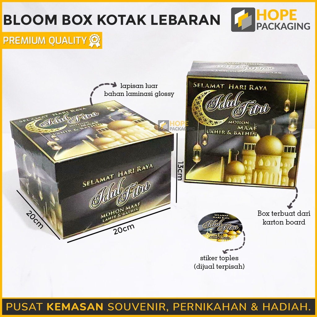 

DIJAMIN BARU Bloom Box Kotak Hampers Motif Lebaran Idul Fitri Hampers Souvenir Kue Lebaran Hampers idul fitri Hampers box lebaran