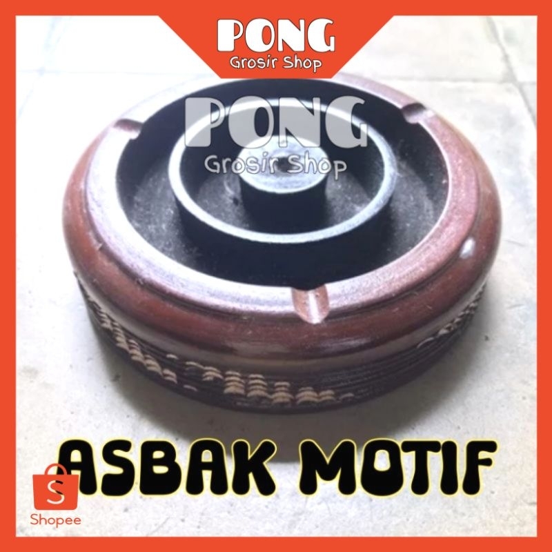 Asbak Kayu Asbak Unik Asbak Ukir MOTIF
