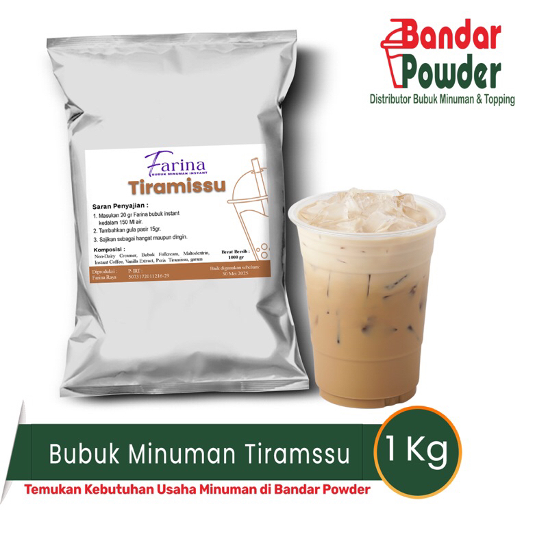 

Bubuk Minuman Premium Tiramissu 1 kg