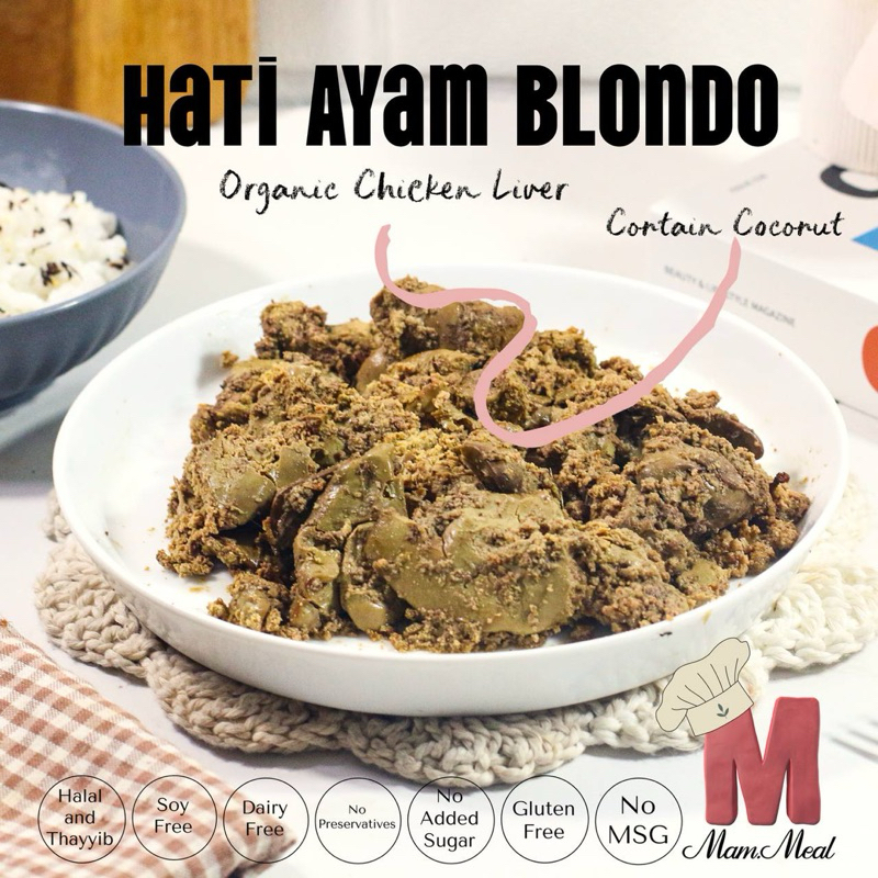 

Hati Ayam Blondo Organik Lauk Pauk Mpasi Padat Nutrisi