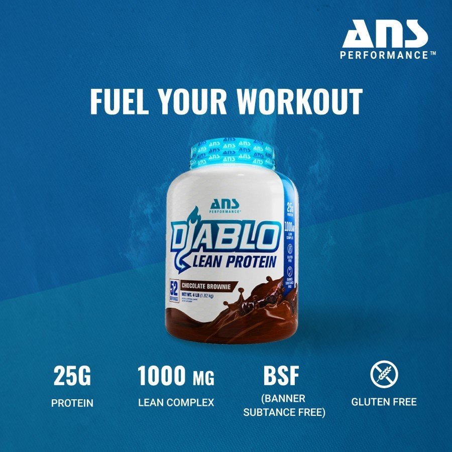 ANS Diablo Protein 4lbs Whey Protein + Fat Lose BPOM