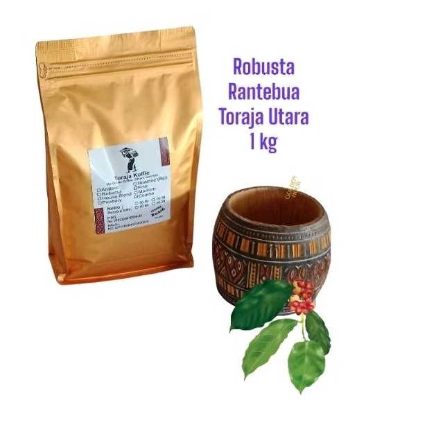 

Kopi Robusta Toraja Kopi Bubuk Robusta 1kg Kopi Tubruk