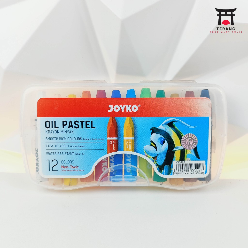 

Krayon Oil Joyko 12 Warna Oil Pastel Crayon Minyak Mewarnai