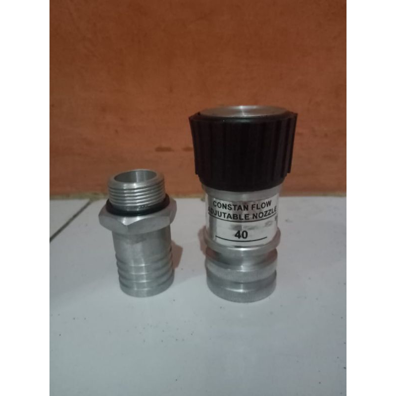 Variable Nozzle Spray Pemadam 1.5 Inchi plus konektor selang 1.5 inchi