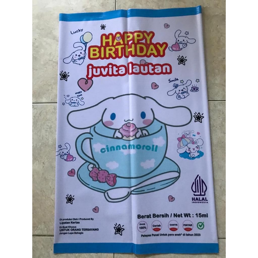 

Sanrio Character CIKI JUMBO 1 HARI JADI JUMBO / KADO UNIK / SNACK KADO SIDANG dll