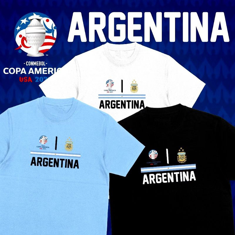 Kaos T-shirt Argentina Copa America 2024