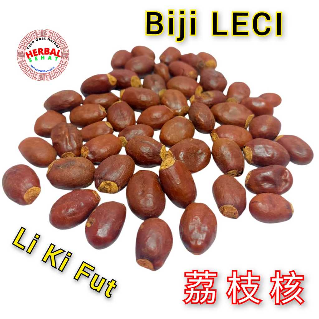 

Li Zhi He Ke 荔枝核 Semen Litchi Lychee Seed Seeds Biji Leci
