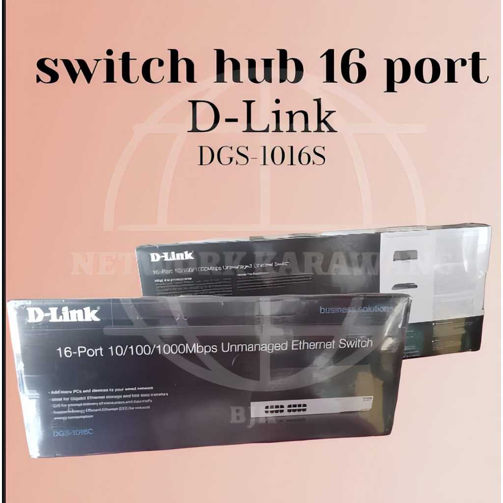 SWITCH HUB 16 PORT DLINK 10/100/1000