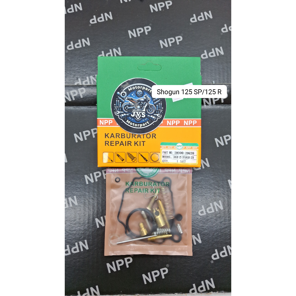 JVS - Repairkit karburator dalaman karbu Shogun 125 sp/Shogun 125R, Arashi 125 Original NPP