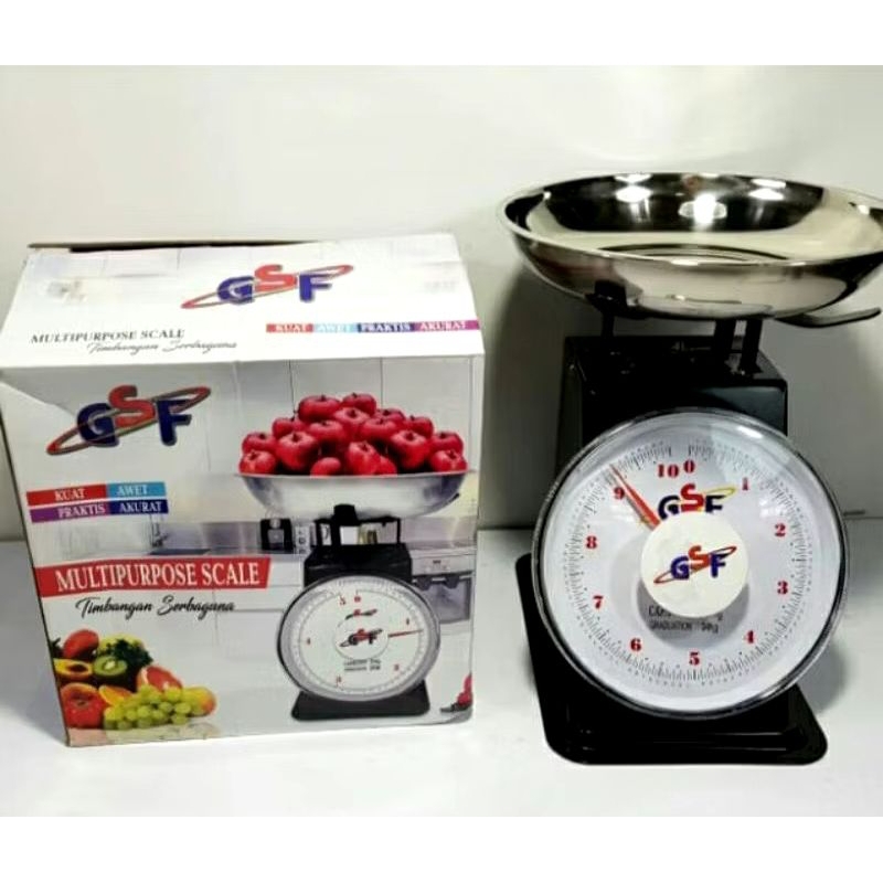 Terlaris Timbangan GSF 20Kg Timbangan Duduk Besi Stainless