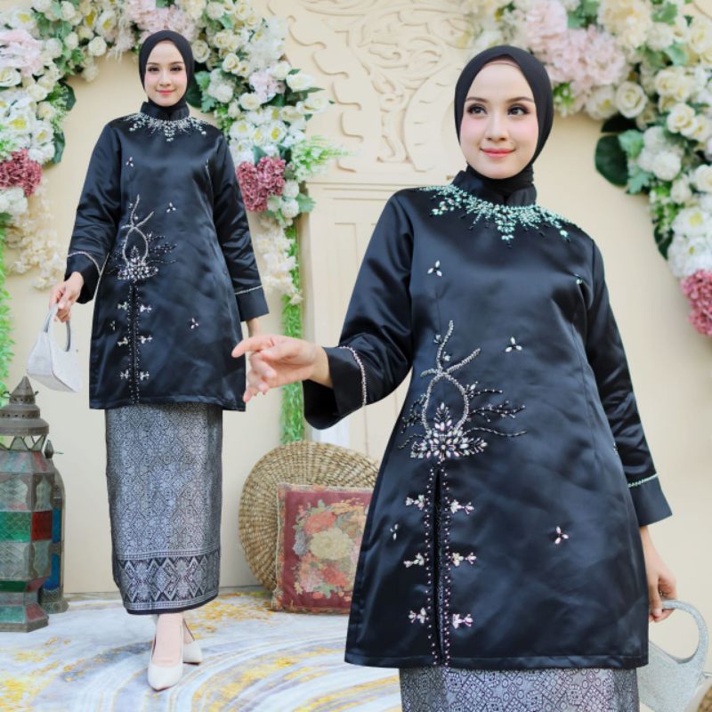 KEBAYA KURUNG TAFETA -KEBAYA KURUNG MELAYU- KEBAYA TAFETA PAYET