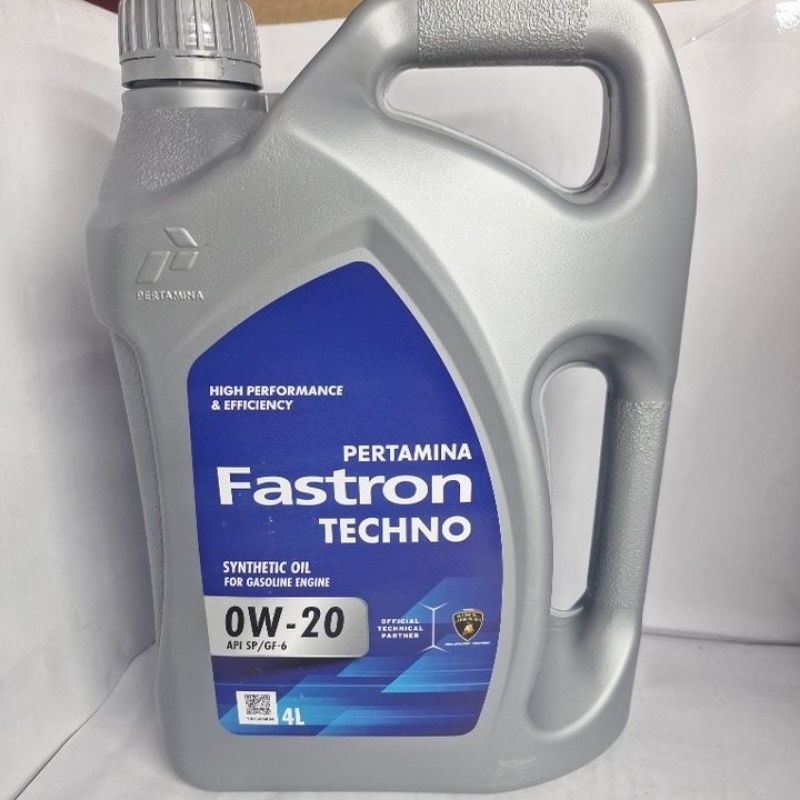 Fastron Techno SAE 0W/20 0W20 0W-20 / FASTRON PERTAMINA GALON 4 LITER / FASTRON GALON