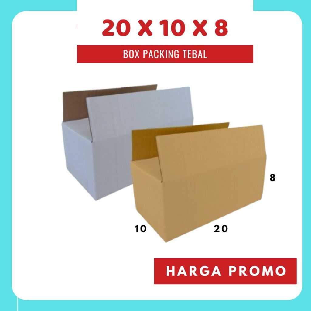 

Box 20x10x8 Packing A1 Dus Karton Kardus Kotak Kemasan Sparepart Assesoris