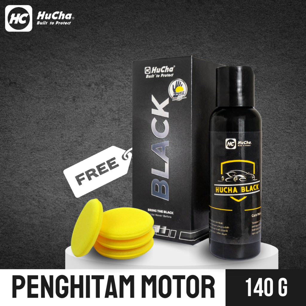 PENGHITAM MOTOR HUCHA 140G / HUCHA BLACK / BLACK