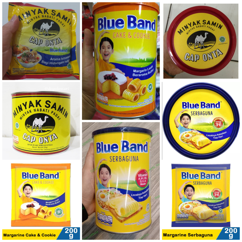 

Blue Band Mentega / Margarin / Minyak Samin Cap Onta