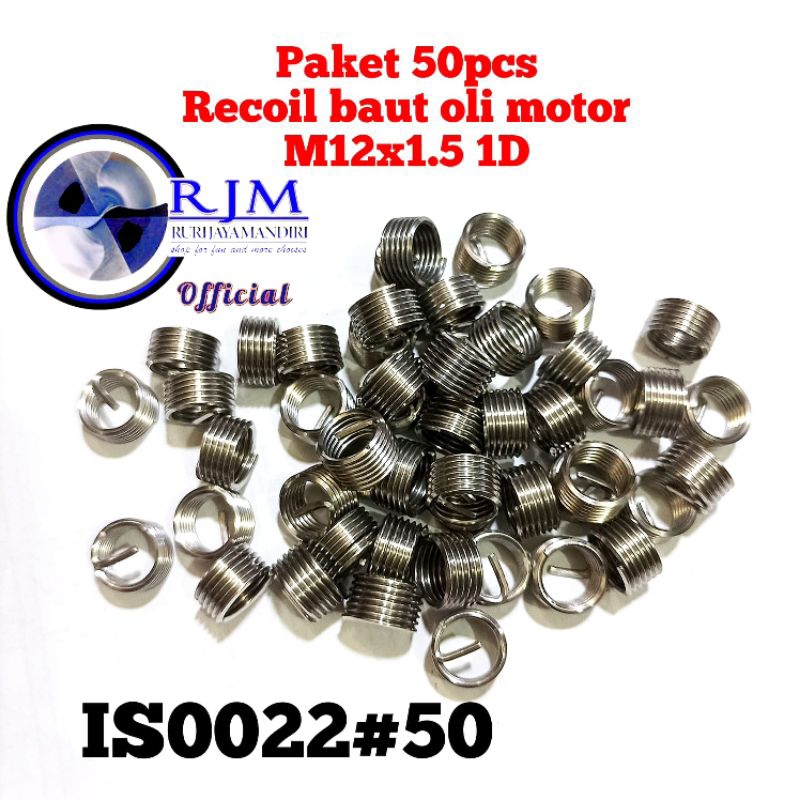 50pcs recoil baut oli m12x1.5 1D recoil baut oli baut 17 std baut oli motor